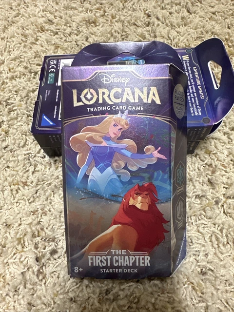 DISNEY LORCANA TCG JAPANESE VERSION - THE FIRST CHAPTER THE STORY BEGINS 16 BOOSTER PACK BOX