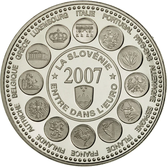 [#556373] FRANCIA, MEDALLA, L'Europe des XXVII, La Slovénie entre dans ...