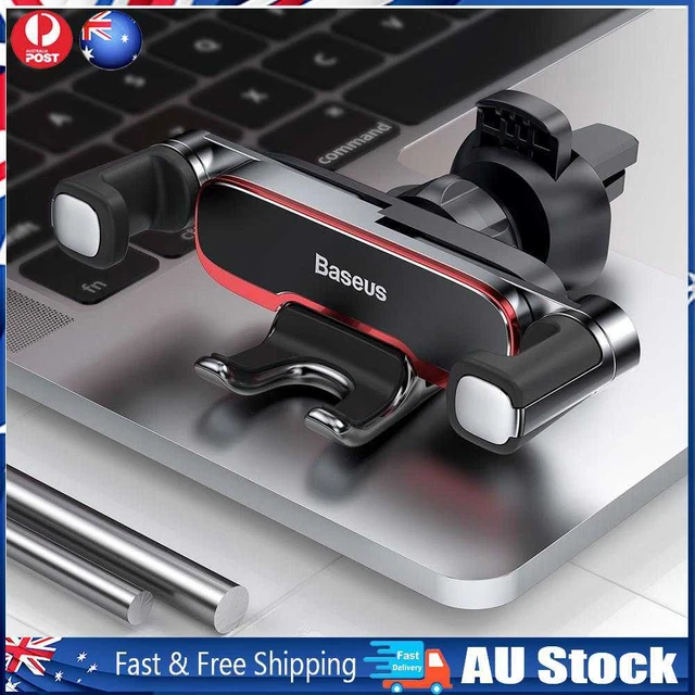 Baseus Car Phone Holder Bracket Metal Gravity Auto Air Vent Cellphone Stand
