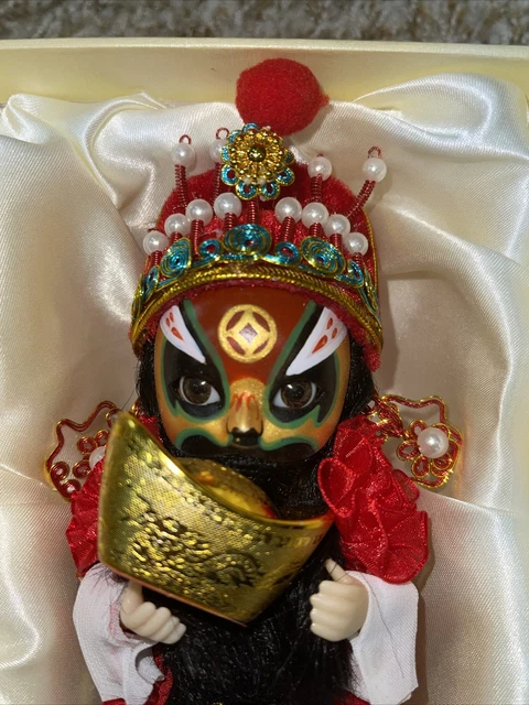 Peking Beijing Opera Character Doll Figure Chinese In Box