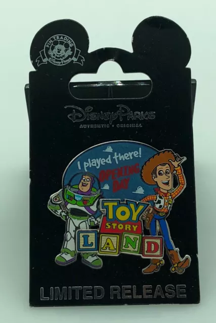 Disney Parks Toy Story Land - I played there! Opening Day Pin - Limited Release