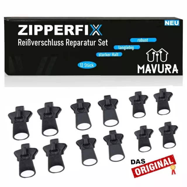 ZIPPERFIX Reißverschluss Reparatur Set Reißverschluss Reparatur Zipper A Fix 2er