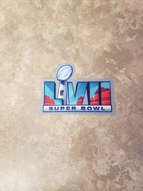 Kansas City Chiefs Super Bowl LVII 57 Patch Flex Chrome Clear Plastic