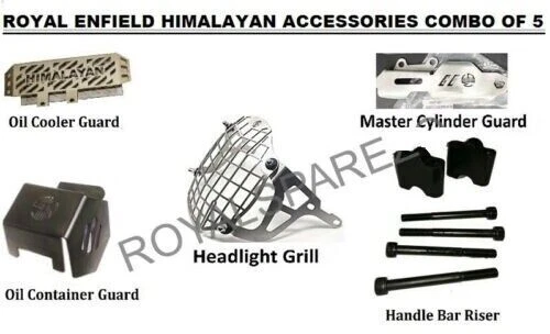 Royal Enfield "HIMALAYAN ACCESSORIES" Combo de 5