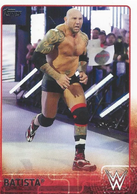 Batista Dave Bautista wwe 2004 Euro Apocalpse Raw Smackdown Foil card #R21