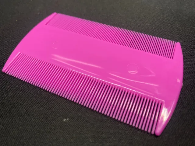NEW Durable Double Sided Nit Combs Hair Head Lice Dectection Comb Kid Pet Flea