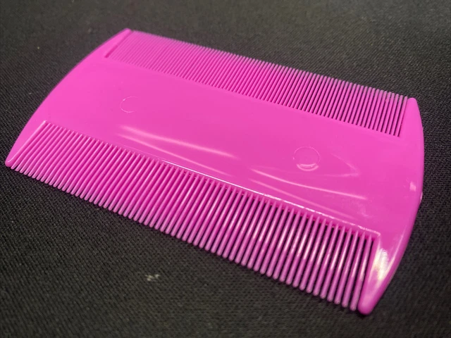 NEW Durable Double Sided Nit Combs Hair Head Lice Dectection Comb Kid Pet Flea