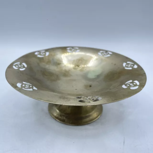 Bon Bom Dish On Pedestal Silver Plate Vintage Lovely piece 1950's