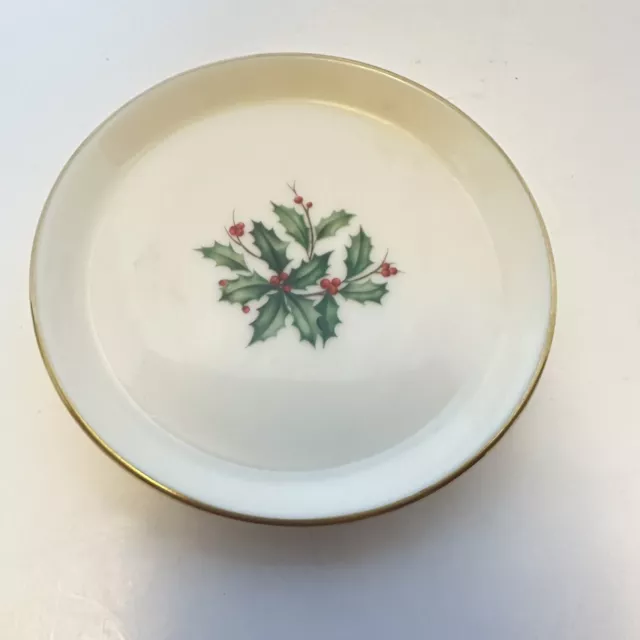 Lenox Holiday Coaster Set Of 2 - Holly & Berries