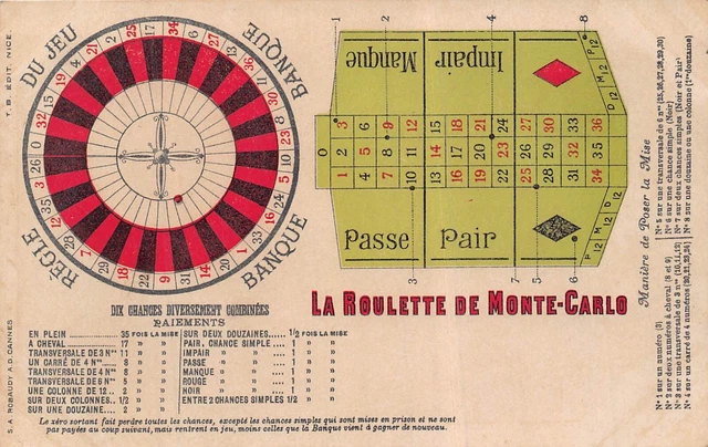 Grand Jeu De Roulette Espagnol – Années 1940 – Bois, Fiches D'Origine