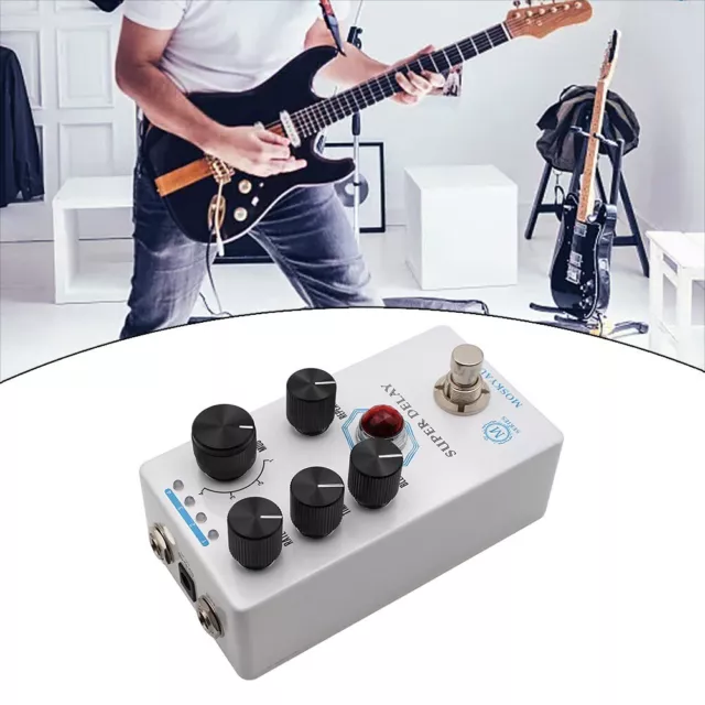 Achieve Classic Delay Sons avec pédale Moskyaudio Super Delay 4 modes