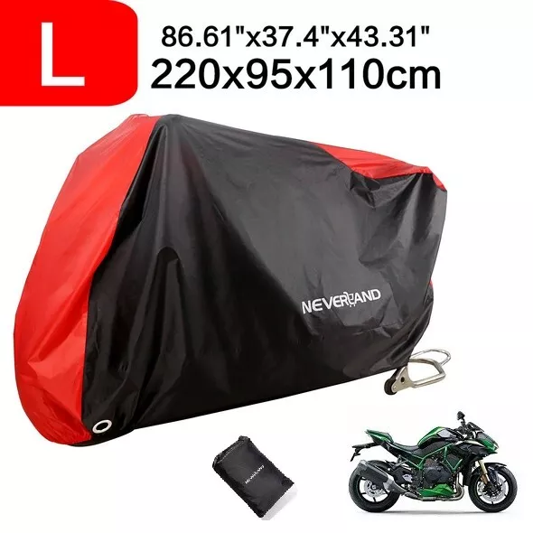 Large Waterproof Motorcycle Motorbike Bike Cover Outdoor Rain Dust UV Protector