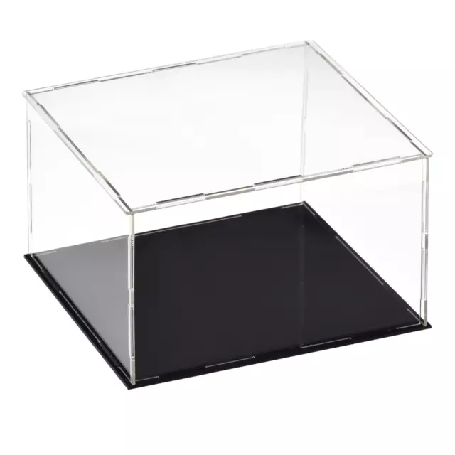 Acrylic Clear Display Case Box Dustproof Protection Showcase 30x30x20cm