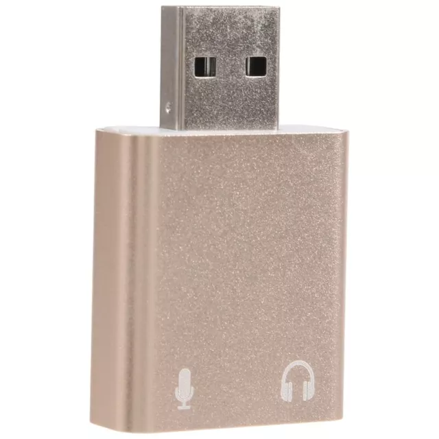 Usb Tarjeta de Sonido 7.1 Externo Usb a Jack 3.5Mm Auriculares Adaptador Es3762