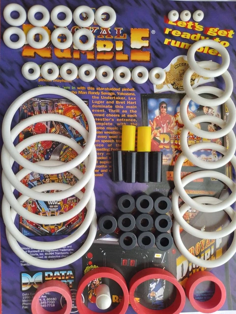 Kit D'élastiques Pour Flipper Batman Data East - Neuf