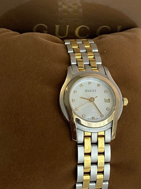 Gucci pearl face watch sale