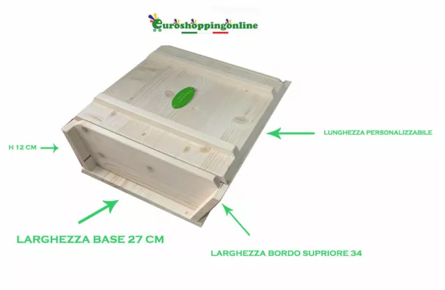 Cassetta impasto contenitore service per palline pizza pane varie misure  novità