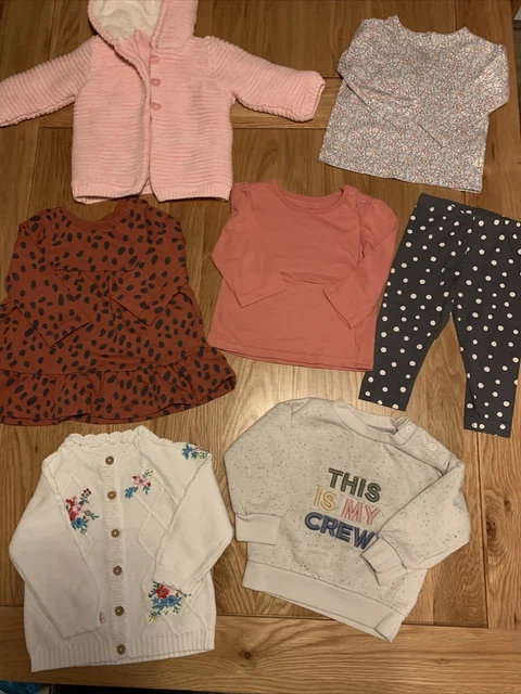 baby girls Clothes bundle Next F&F George Nutmeg age 6-9 months