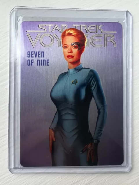 Damen von Star Trek Art & Images - CT2 Seven of Nine Metall Etui Karte