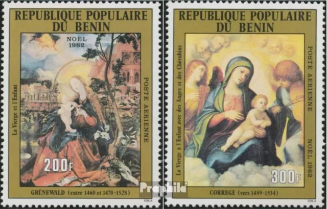 Benin 304-305 (complete issue) unmounted mint / never hinged 1982 christmas