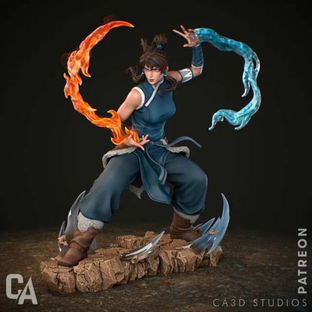 Korra Figure 1/6 Scale Resin Model Garage Kit