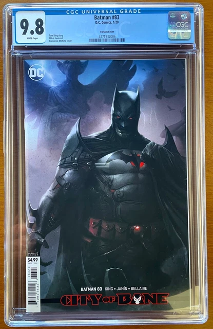 BATMAN #83 CGC 9.8 NM/M Franceso Mattina variant cover 2020 DC
