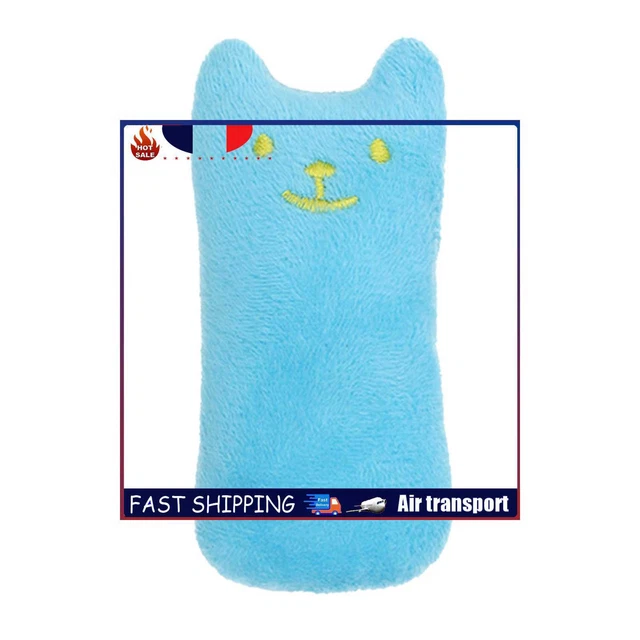 Cat Catnip Toys - Pet Supplies Kitten Plush Chew Toys for Cats (Blue)