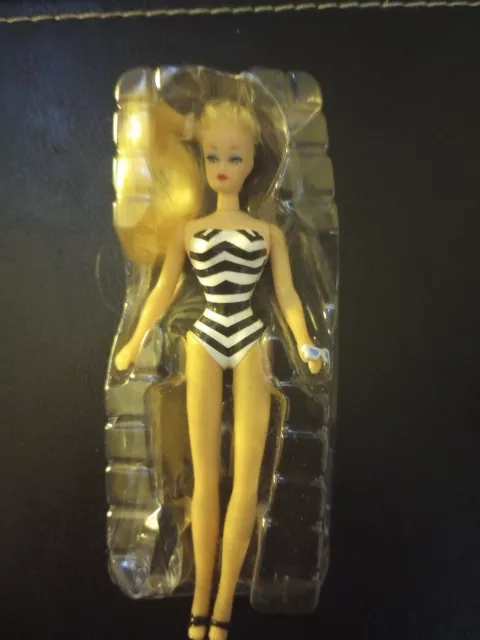 Vintage mini Barbie doll Striped Bathing Suit McDonald’s happy meal toy