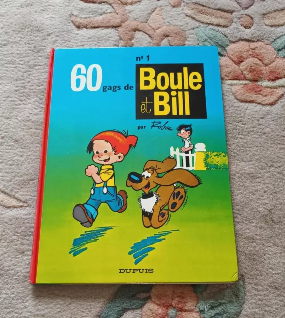 Livre Bd Boule et Bill N°1 1970 en bon état