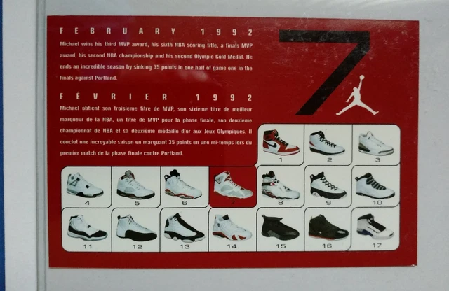 MICHAEL JORDAN AIR Vii 7 SHOE MOVIE PROMO CARD W/ BUGS SPACE JAM RARE! 1/?  $3,499.00 - PicClick