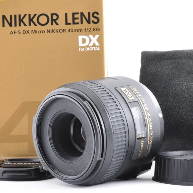 [N.MINT] Nikon AF-S DX Micro Nikkor 40mm f/2.8 G Lens w/Box From JAPAN 23K0401