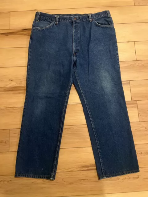 Vtg 80s Plain Pockets Jeans JC Penney Mens Size 38x29 Medium Wash Made In USA