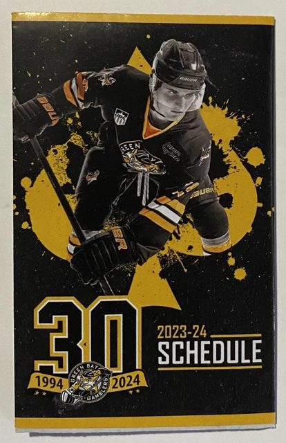 2023-2024 GREEN BAY GAMBLERS Schedule 🏒 Cool Minor Hockey Sked 🏒 NEW‼️‼️ $1.55 - PicClick