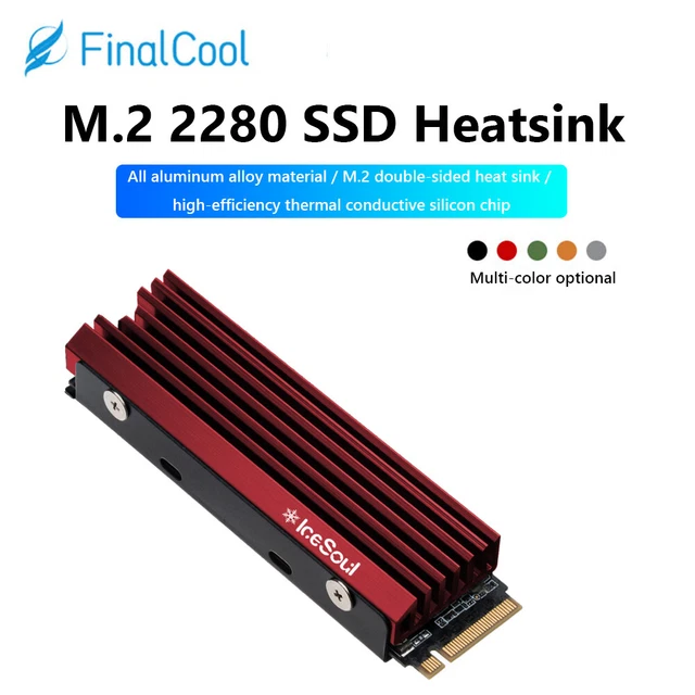 Support SSD Avec Coussin Thermique - Compatible Lenovo 00UR798 - Pour M.2 2280