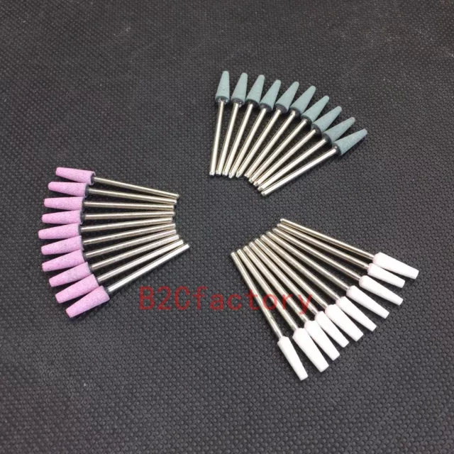 Dental Lab Mixed Gravel Ceramic Polisher for Teeth Mental Jewel Shank 2.35mm