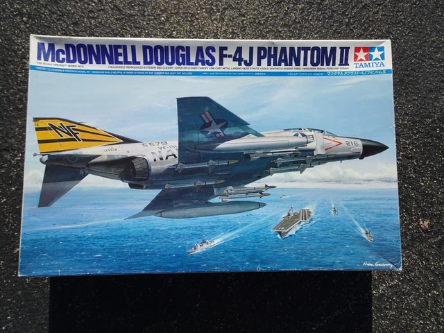 TAMIYA McDONNELL DOUGLAS F-4J PHANTOM II JET FIGHTER 1:32 SCALE MODEL 60306 TAMIYA McDONNELL DOUGLAS F-4J PHANTOM II JET FIGHTER 1:32 SCALE MODEL 60306