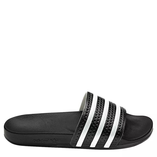 adidas Originals adilette Slipper Badelatschen Herren schwarz / weiß