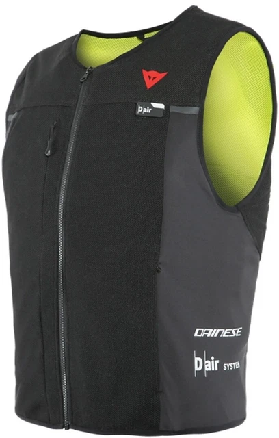 Dainese Smart D-Air® V2 Gilet airbag (nero/giallo, L)