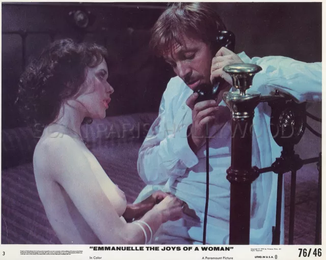 Sexy Sylvia Kristel Emmanuelle L'antivierge 1975 Vintage Lobby Card #2