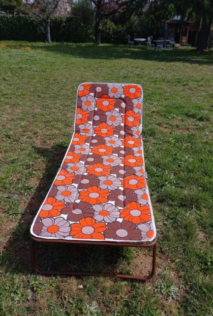 Fedora - Lit De Camp Tissu Fleuri/Camp Bed Fedora Floral Fabric