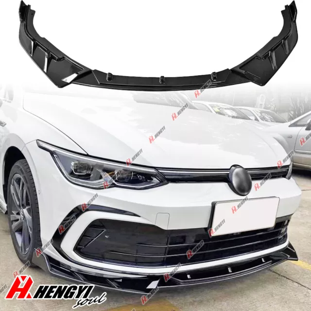 Spoilerlippe für VW Golf 8 GTI TSI TDI Frontspoiler Spoilerschwert Lippe Spoiler