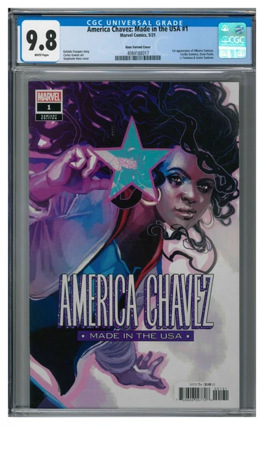 America Chavez: Made in the USA #1 (2021) Hans Variant CGC 9.8 GA462