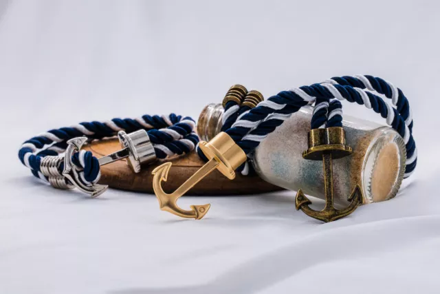 Bracelet ancre marine - 'Ulysse' DF54