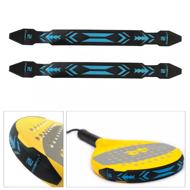 2x 3D Paddle Tennis Tape Head Protector  Raquette Paddleball Guard