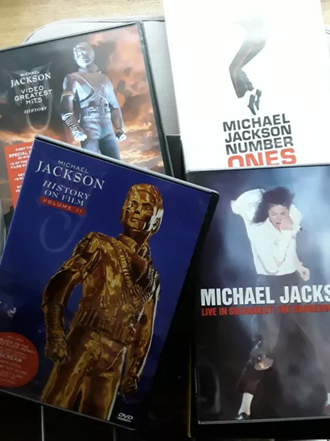 Dvd History Lot De 4 Dvd Hits Clips Live Michael Jackson