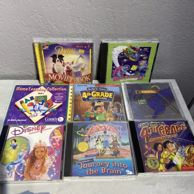 Vintage Cd Rom Games 