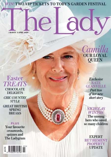 The Lady Magazine April 2024 ~ Queen Camilla ~ New ~