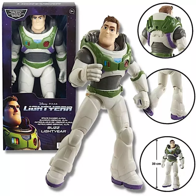 Disney Pixar Toy Story Buzz Lightyear Space Ranger Action Figure Deluxe Edition