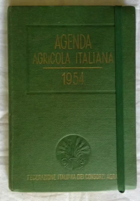 Agenda Agricola Italiana 1954 Feder. Consorzi Agrari - Nuova