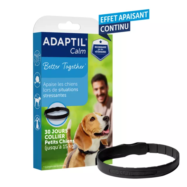 ADAPTIL Calm - Collier anti-stress pour chiens < 15 kg -  Mode d'action naturel